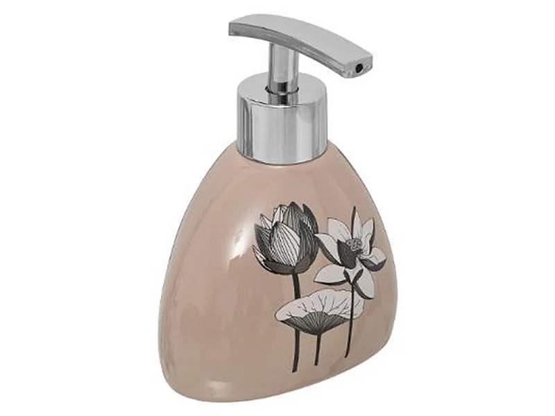 Distributeur de Savon "Relax" 13cm Taupe