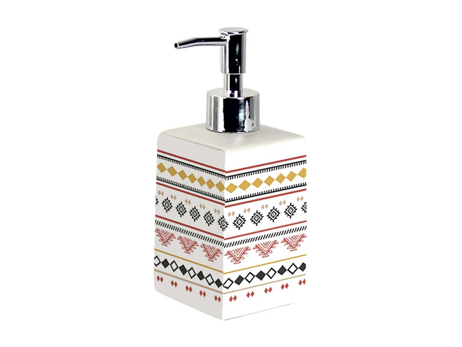 Distributeur de Savon Imprimé "Esteban" 17cm Blanc