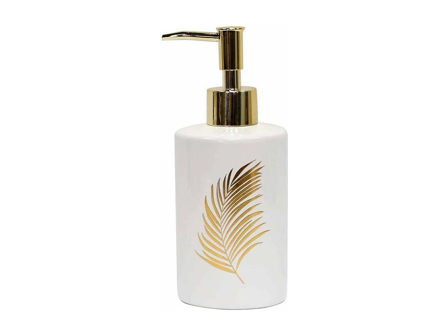 Distributeur de Savon Imprimé "Orbella" 17cm Blanc