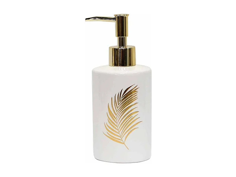 Distributeur de Savon Imprimé "Orbella" 17cm Blanc