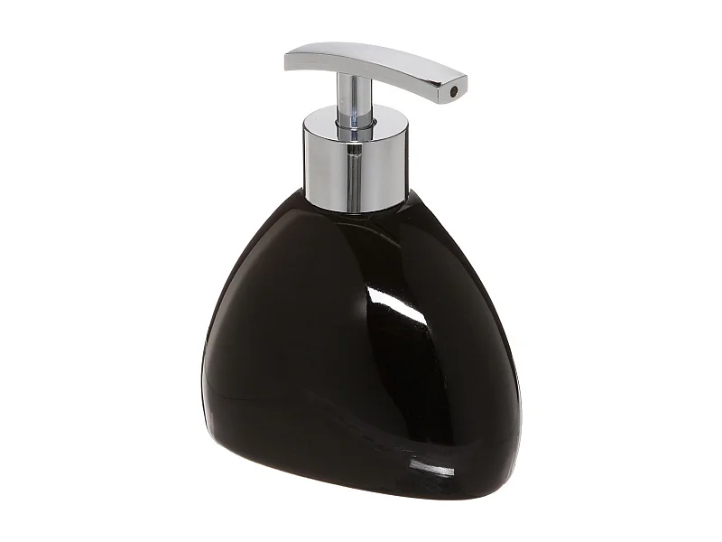 Distributeur de Savon "Galet" 14cm Noir