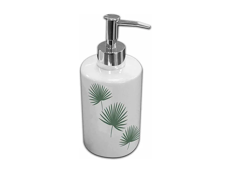 Distributeur de Savon "Jungly" 17cm Blanc