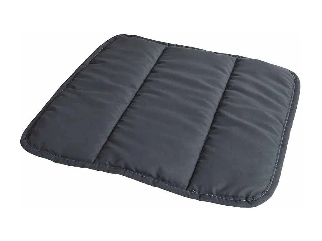 Niche pour Chien & Coussin "Dôme" 57cm Noir Fumé