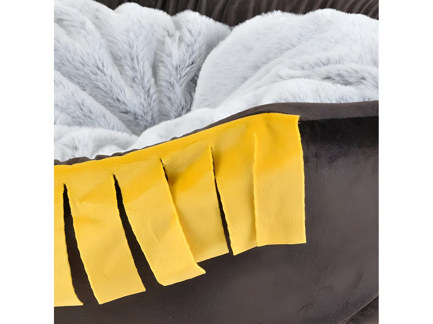 Niche 2 en 1 pour Chat "Cosy Golden" 40cm Noir