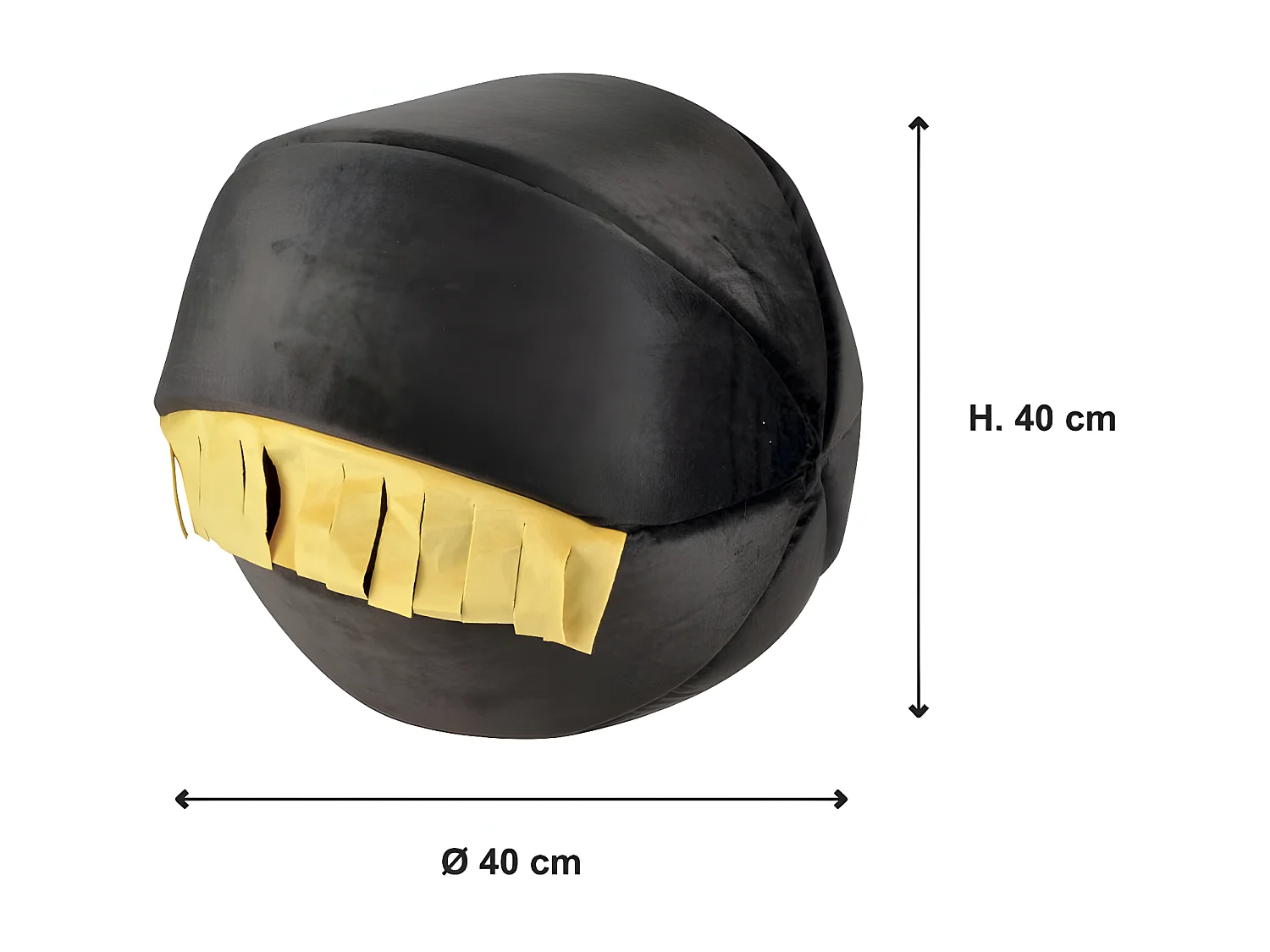 Niche 2 en 1 pour Chat "Cosy Golden" 40cm Noir