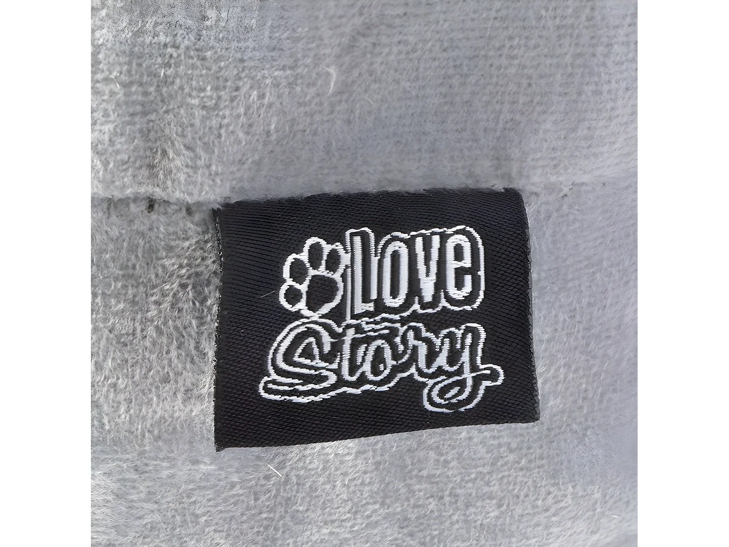 Niche Chausson pour Chat "Sweet Cat" 45cm Gris Clair