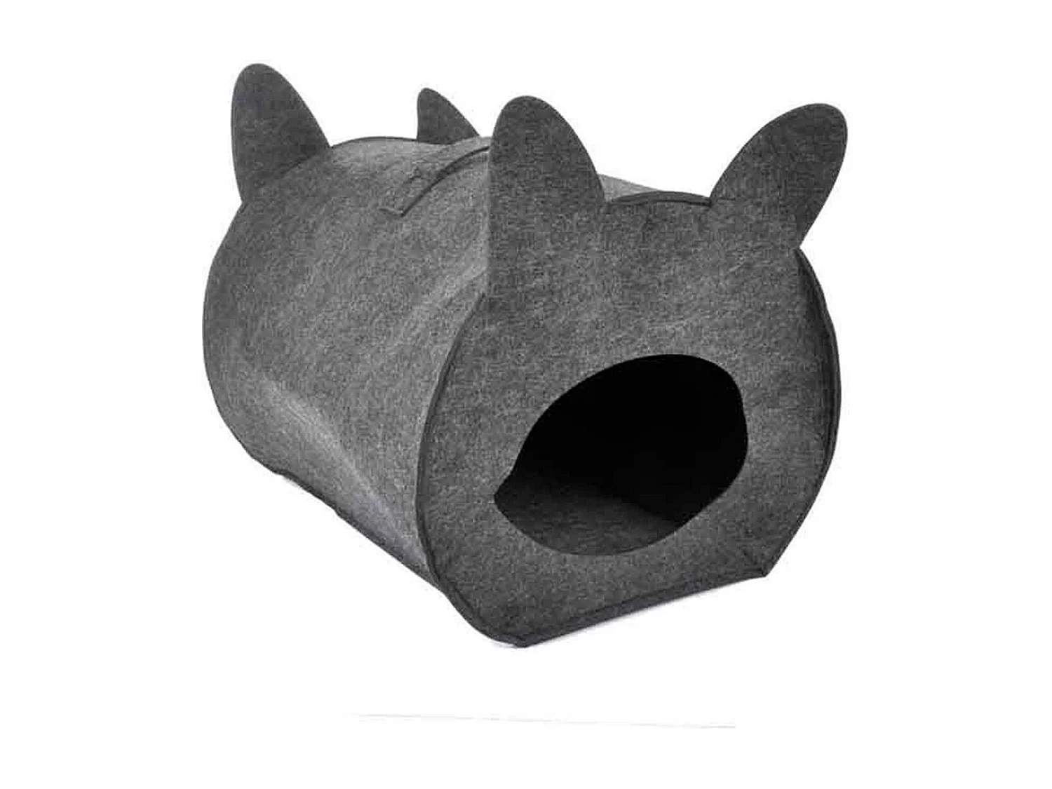 Niche pour Chat & Poignée "Feutrine" 40cm Anthracite