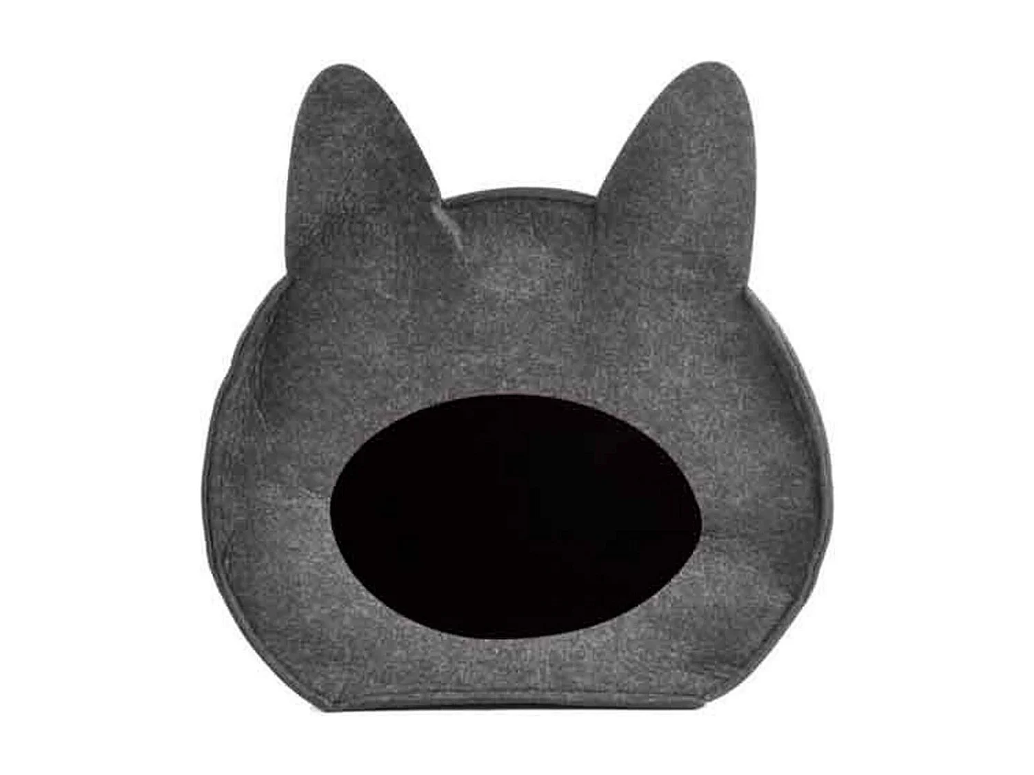 Niche pour Chat & Poignée "Feutrine" 40cm Anthracite