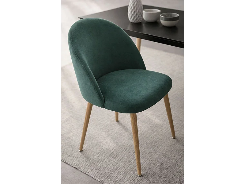 Packs Sillas Comedor - Pack 4 Sillas Vint Terciopelo - Verde