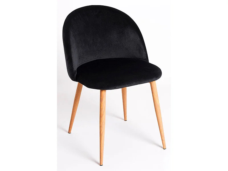 Packs Sillas Comedor - Pack 4 Sillas Vint Terciopelo - Negro