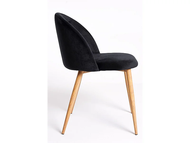 Packs Sillas Comedor - Pack 4 Sillas Vint Terciopelo - Negro