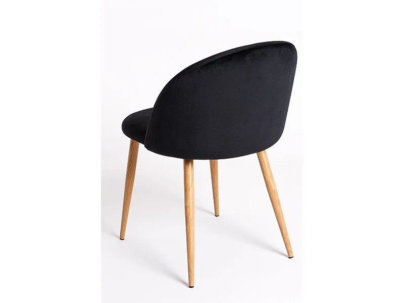 Packs Sillas Comedor - Pack 4 Sillas Vint Terciopelo - Negro