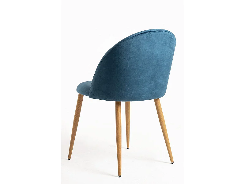 Packs Sillas Comedor - Pack 4 Sillas Vint Terciopelo - Azul