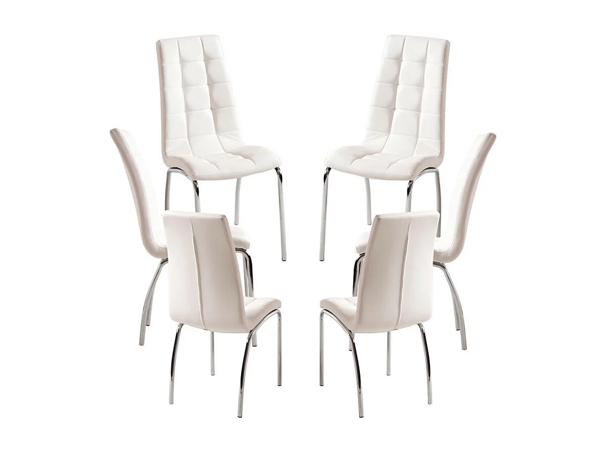 Packs Sillas Comedor - Pack 6 Sillas Liam - Blanco