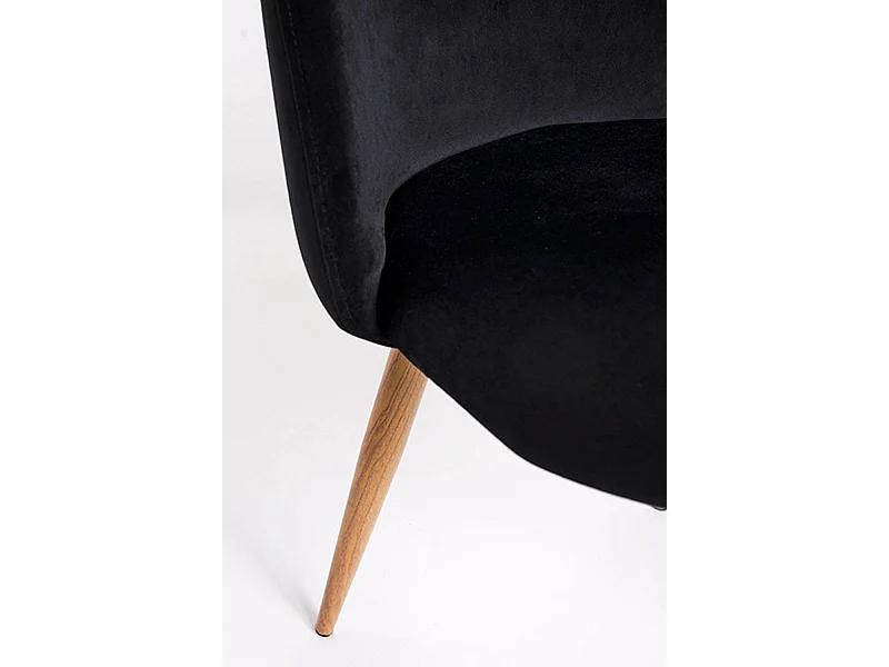 Sillas Comedor - Silla Vint Terciopelo - Negro