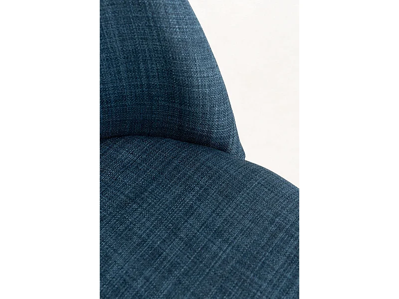 Sillas Comedor - Silla Vint Tela - Azul marino
