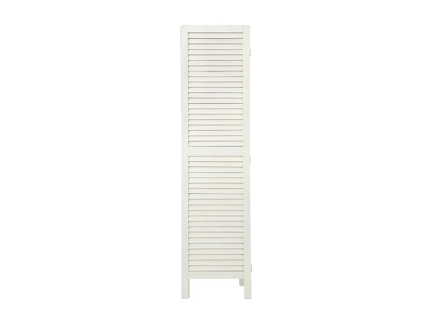 Paravent 3 Panneaux en Bois "Camila" 120x170cm Blanc