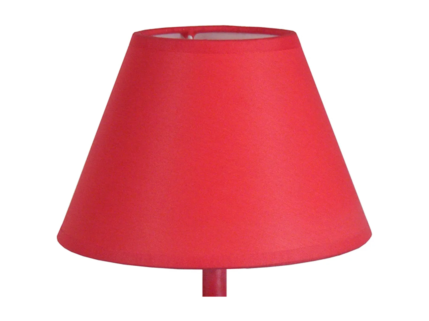 Lámpara de Mesa  TOSEL ,metal,Rojo,A39xD18xP18cm