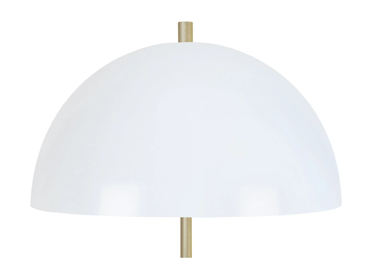 Lampe a Poser TOSEL ,métal,Blanc ,H56xD30xP30cm