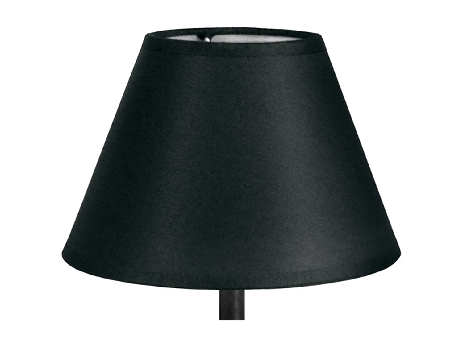 Lampe a Poser TOSEL ,métal,Noir ,H39xD18xP18cm