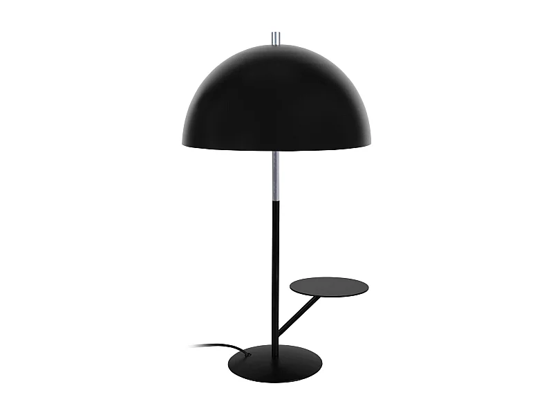 Lampe a Poser TOSEL ,métal,Noir ,H56xD30xP30cm