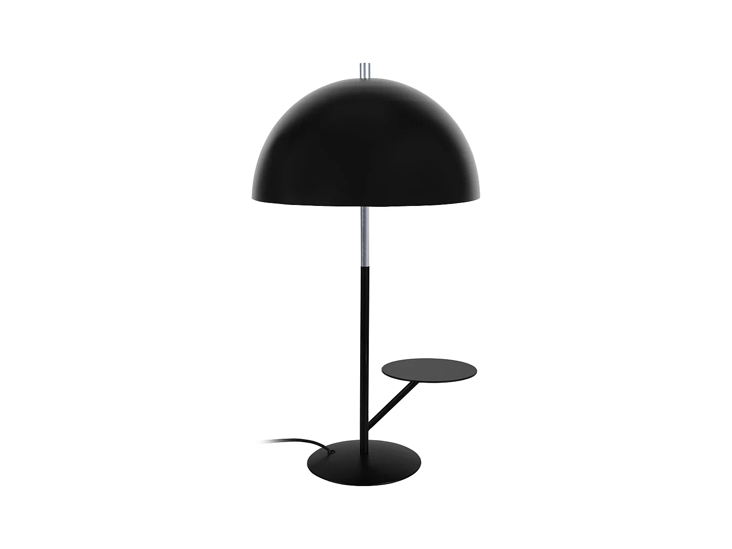 Lampe a Poser TOSEL ,métal,Noir ,H56xD30xP30cm