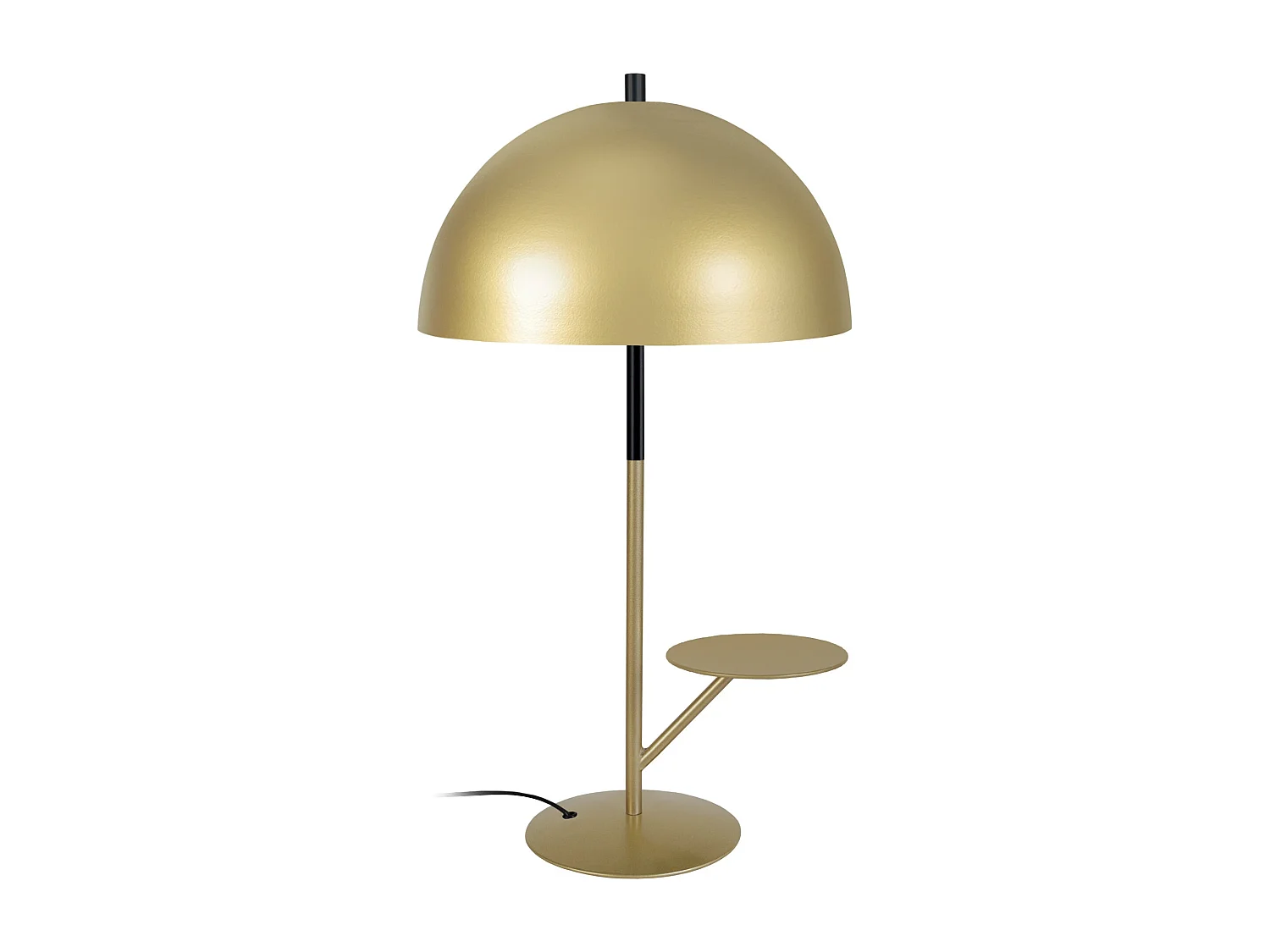 Lámpara de Mesa  TOSEL ,metal,Dorado ,A36xD30xP30cm