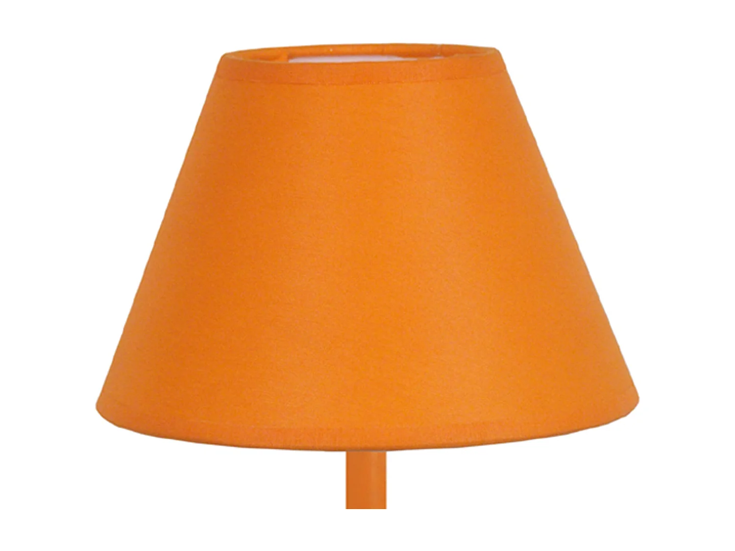 Lámpara de Mesa  TOSEL ,metal,Naranja,A39xD18xP18cm