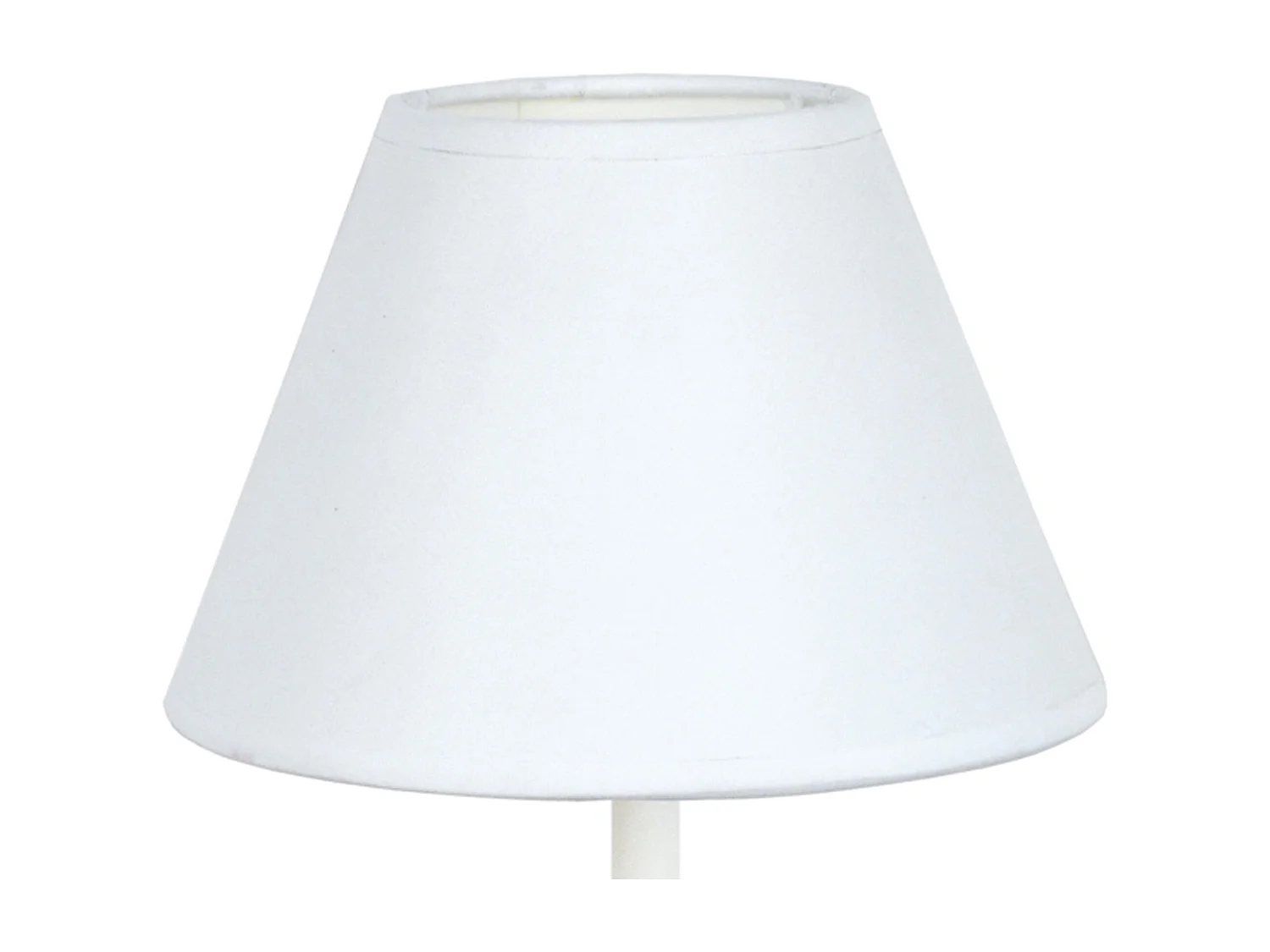 Lámpara de Mesa  TOSEL ,metal,Blanco , A 39xD18xP18cm