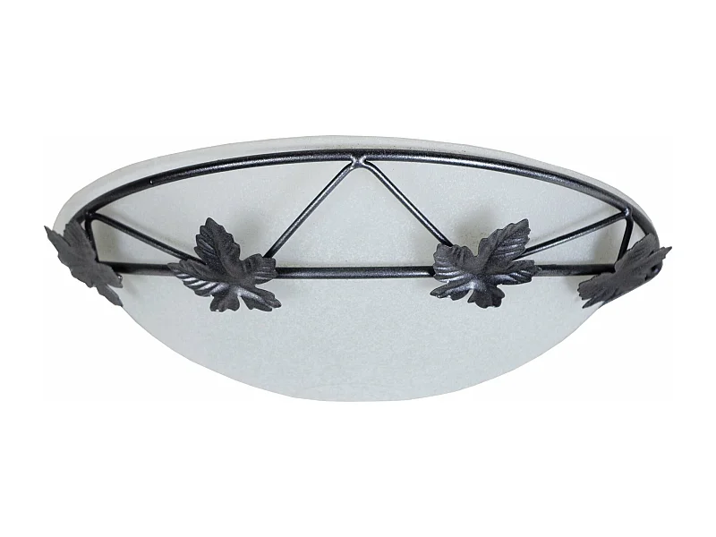 Applique 19cm. verre opale