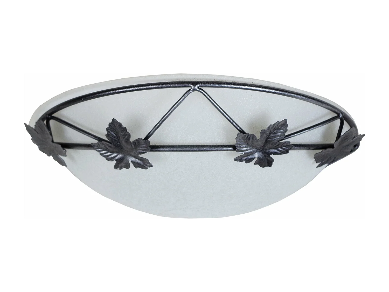 Applique 19cm. verre opale