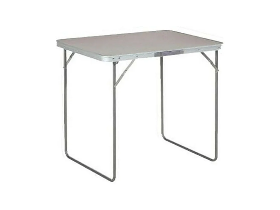 Table Pliante en Acier 80cm Taupe