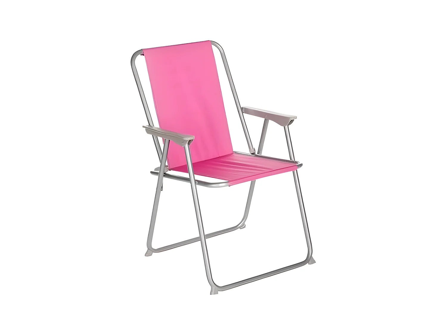 Lot de 6 Chaises de Camping Pliantes "Grecia" 74cm Rose