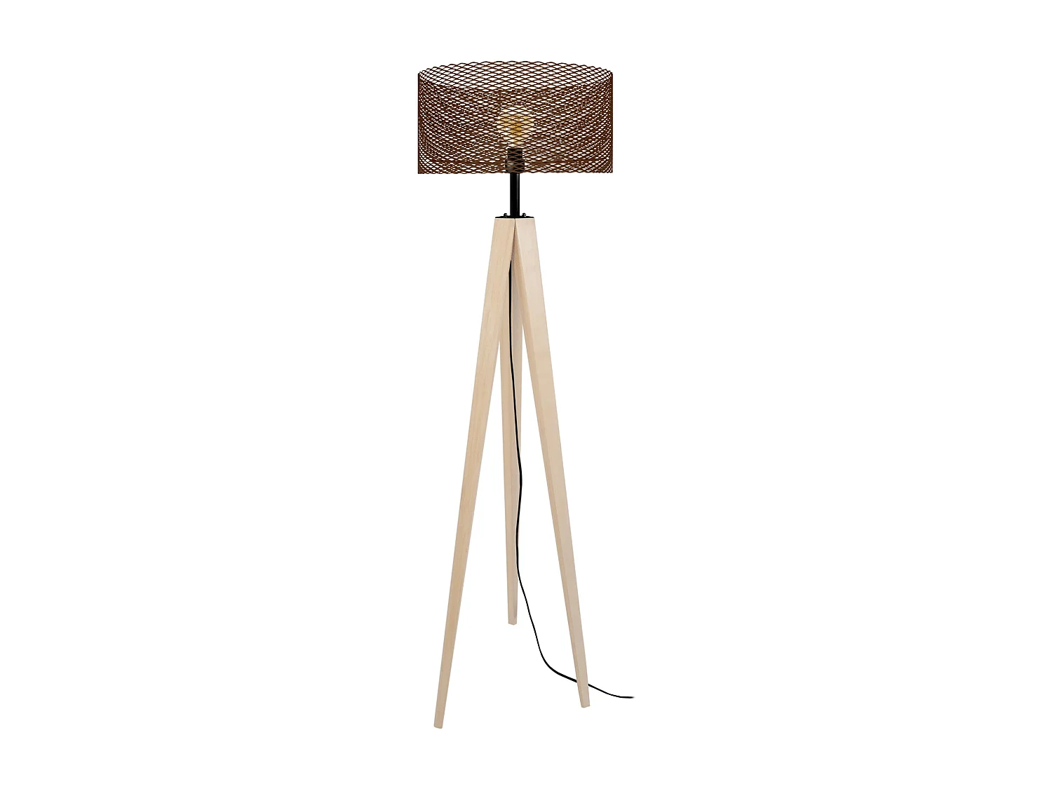 Lampadaire TOSEL ,métal,naturel, H 160xD45xP45cm