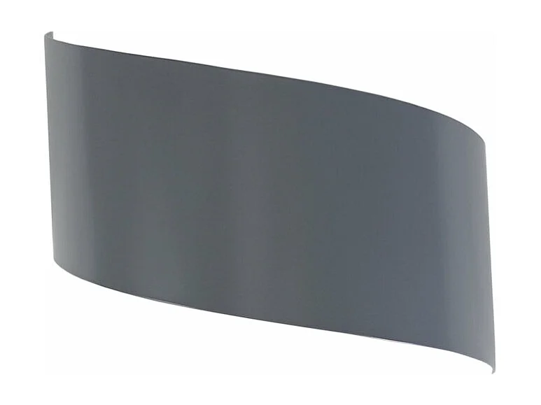 Aplique TOSEL VIRA metal geométrico cinza D24 x  H30  cm