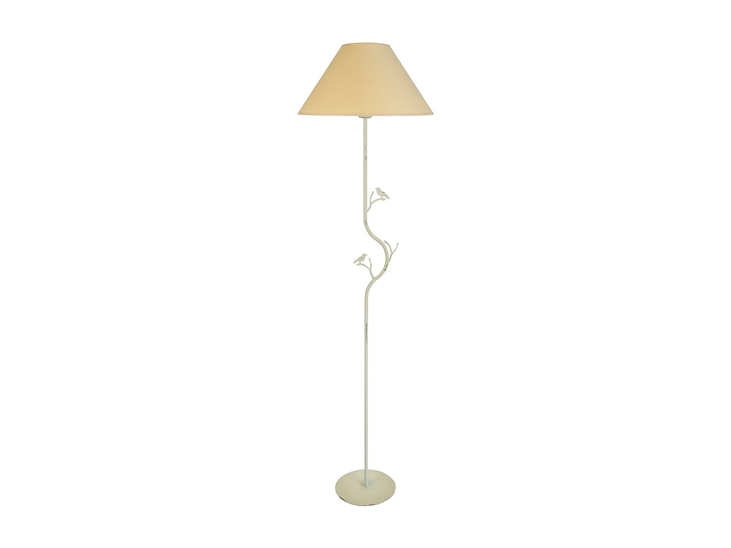 Candeeiro de Pé TOSEL NICE tecido ÁRVORE castanho D30 x  H153  cm