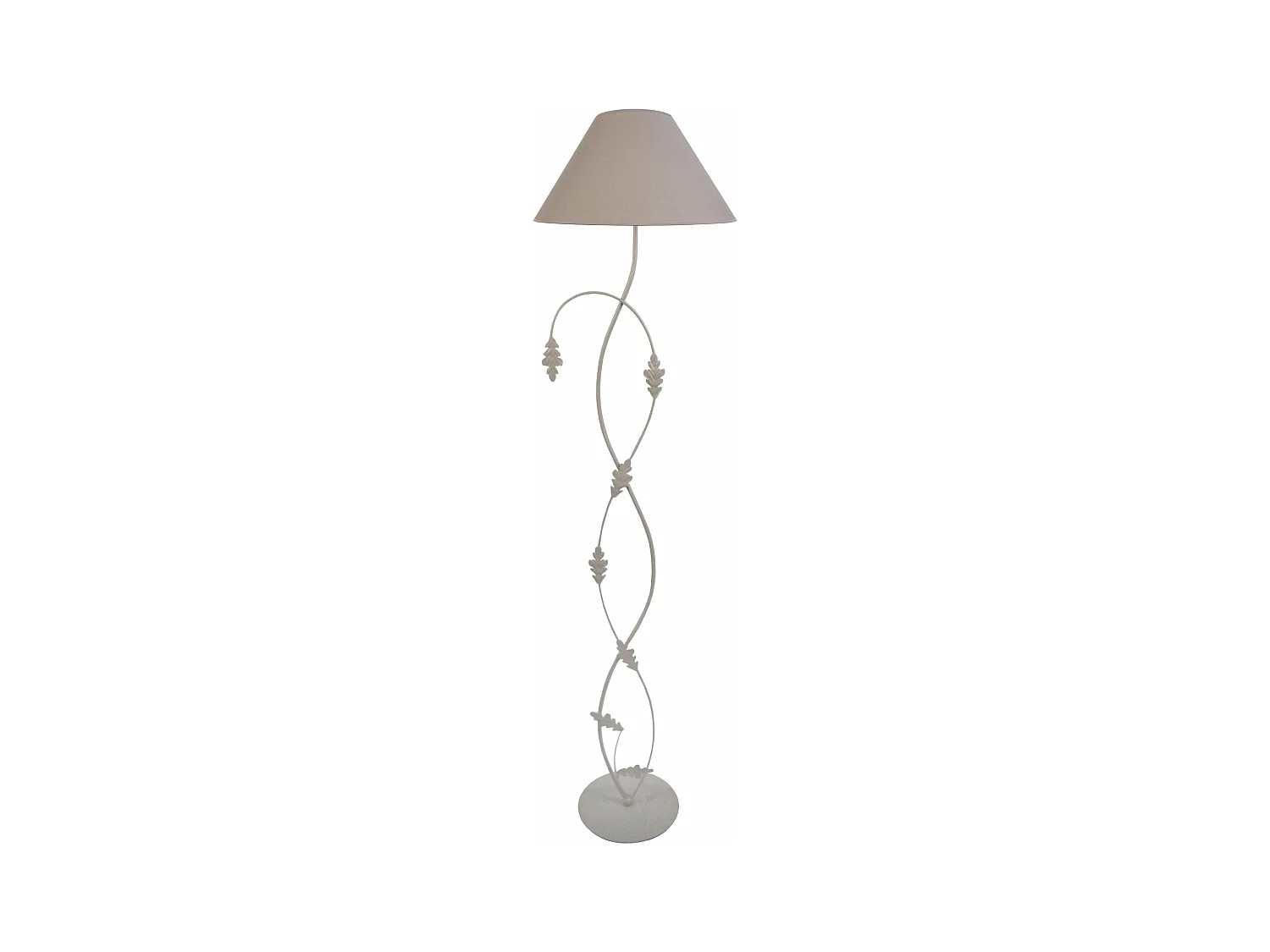 Lampadaire arbre métal  taupe 170 cm.