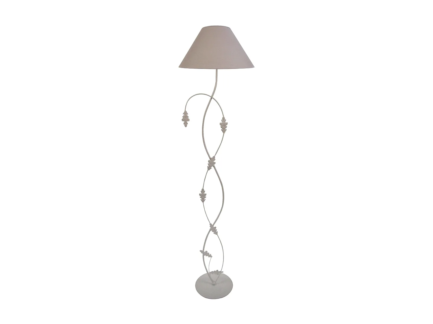 Lampadaire arbre métal  taupe 170 cm.