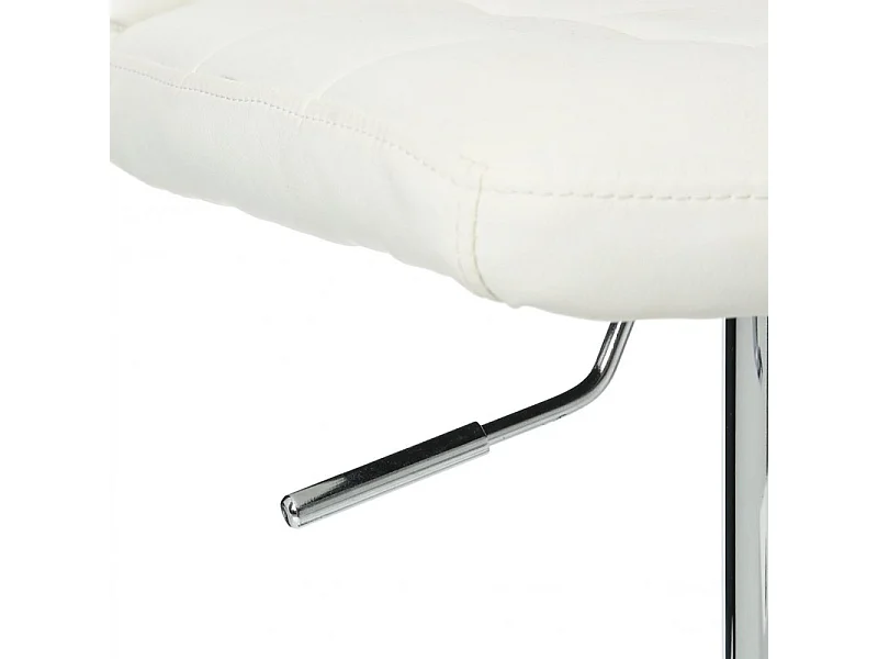 Lot de 2 Tabourets de Bar "Delek" 89cm Blanc