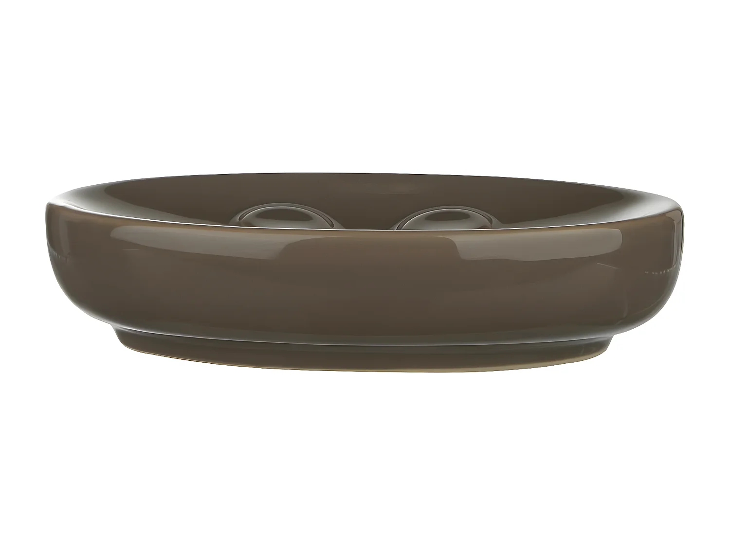 Set de 3 Accessoires Salle de Bain "Sun" 14cm Taupe