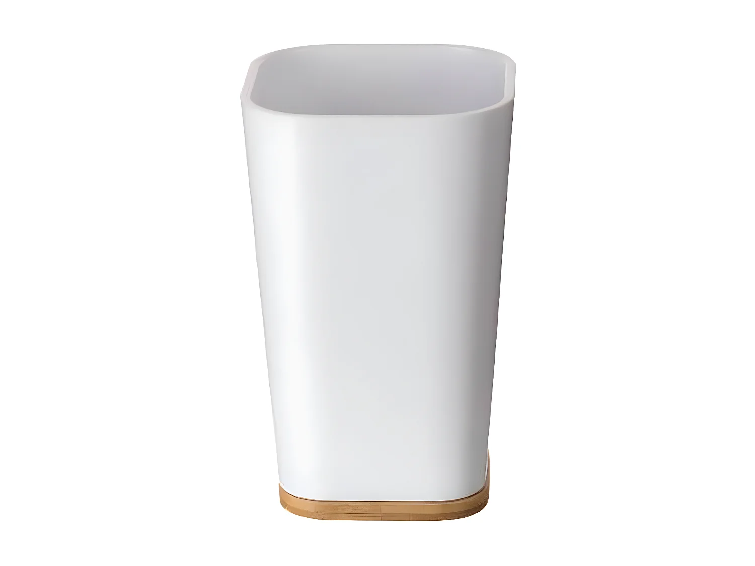 Porte Savon & Gobelet "Natureo" 11cm Blanc