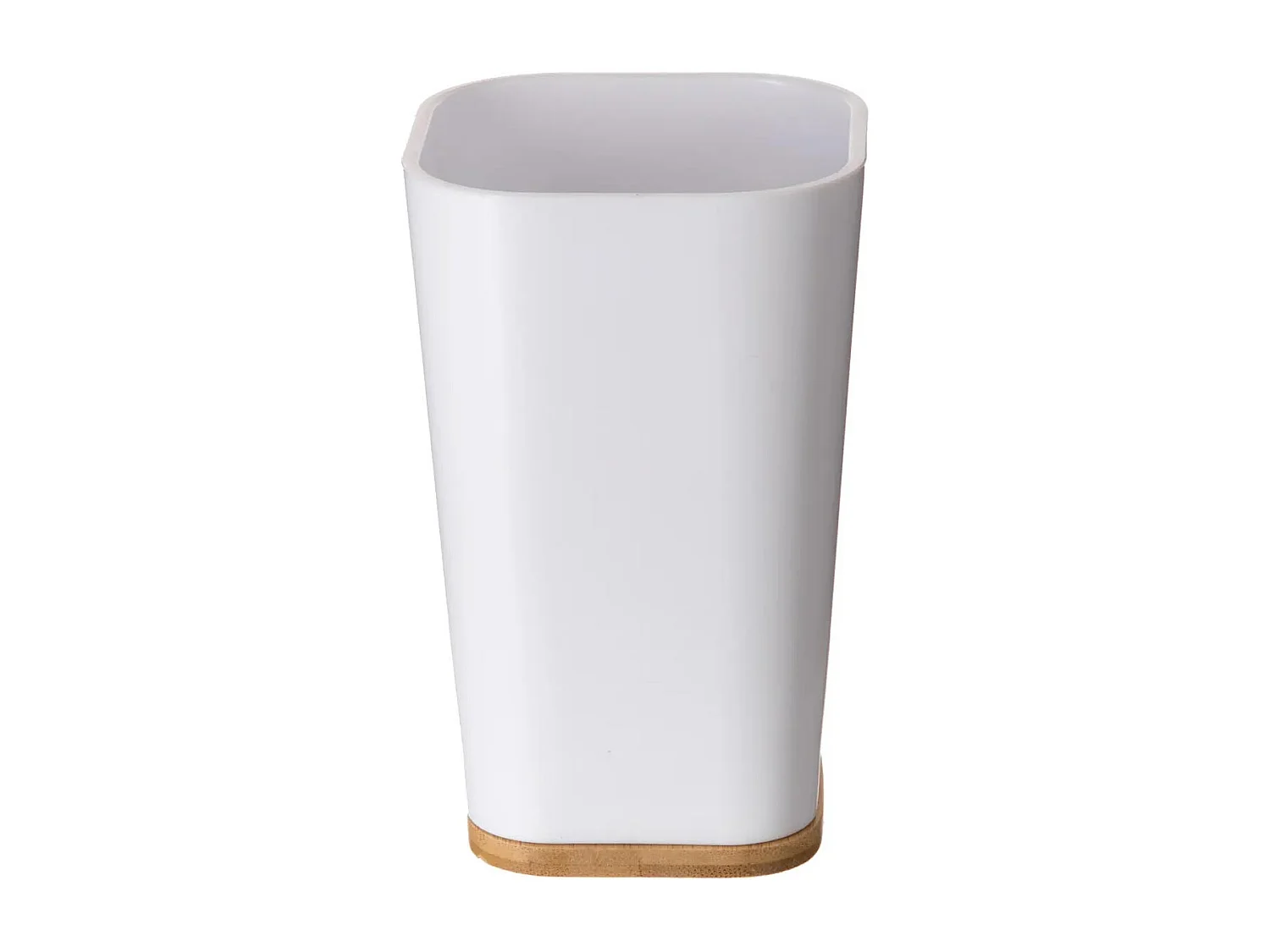 Porte Savon & Gobelet "Natureo" 11cm Blanc