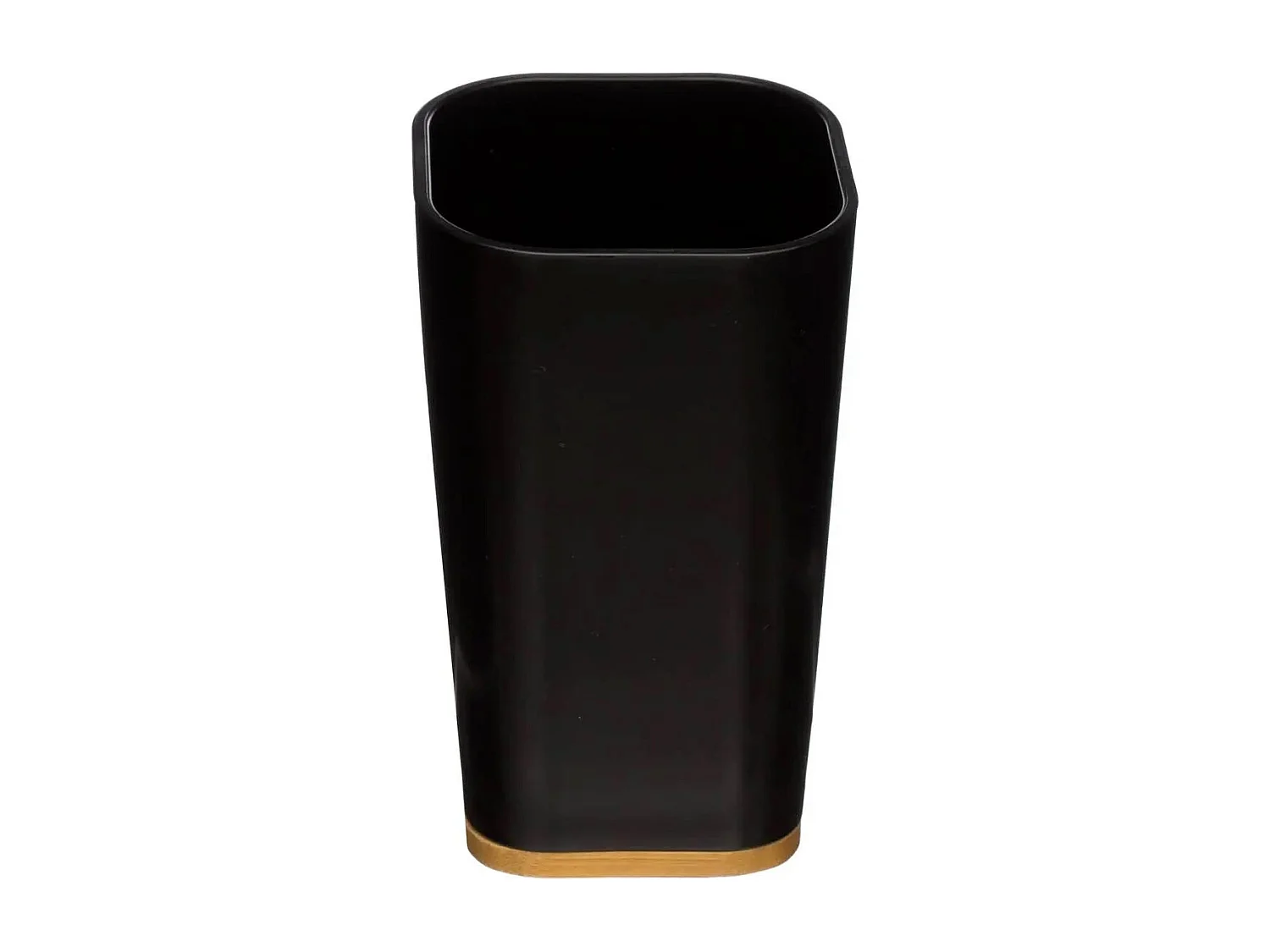 Porte Savon & Gobelet "Natureo" 11cm Noir