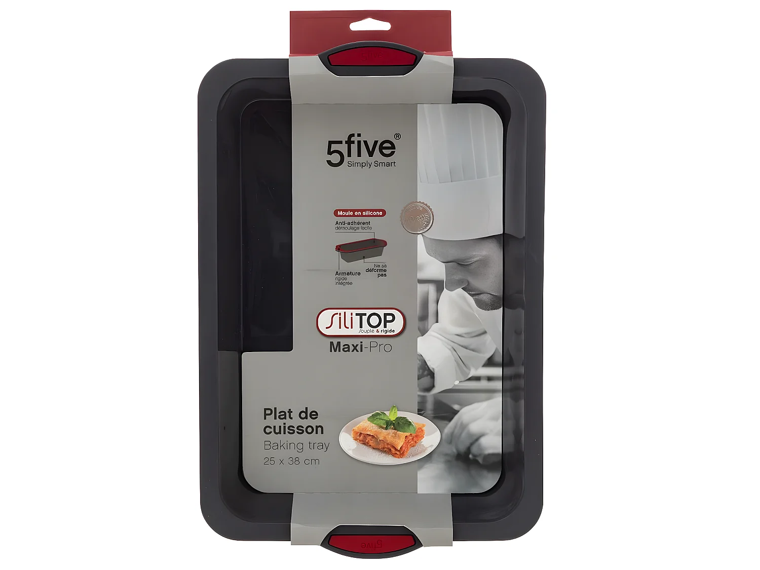 Moule Rectangulaire Silicone "Silitop" 38cm Gris