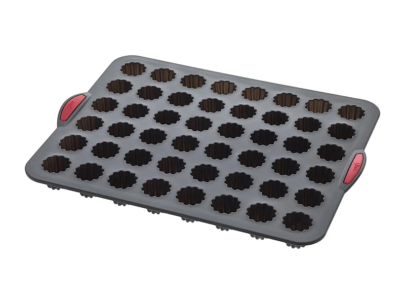 Moule 48 Cannelés Silicone "Silitop" 40cm Gris