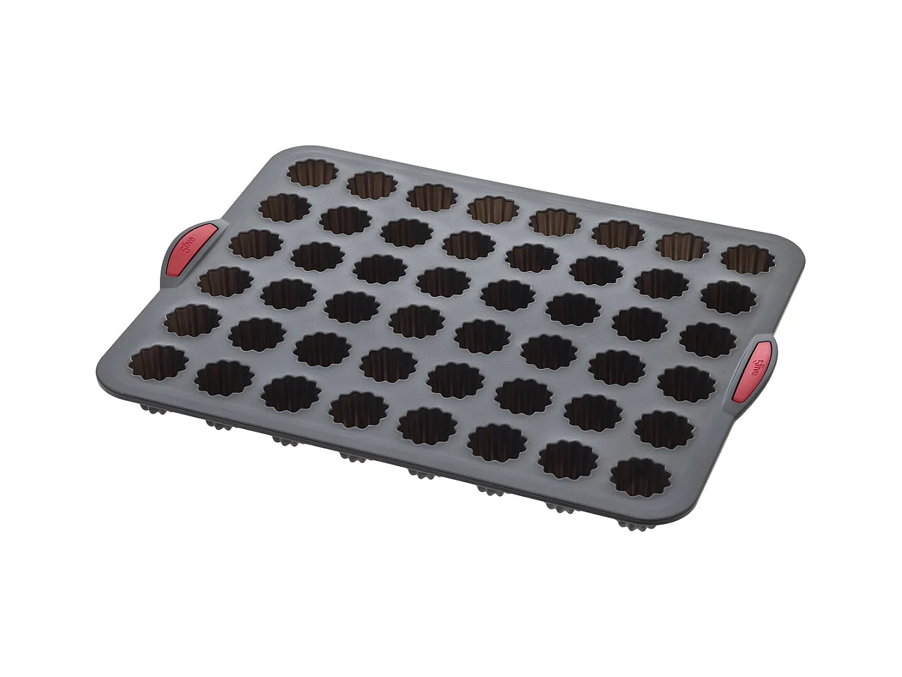 Moule 48 Cannelés Silicone "Silitop" 40cm Gris