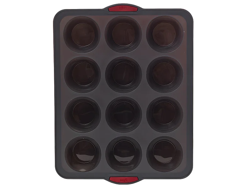 Moule 12 Muffins Silicone "Silitop" 40cm Gris