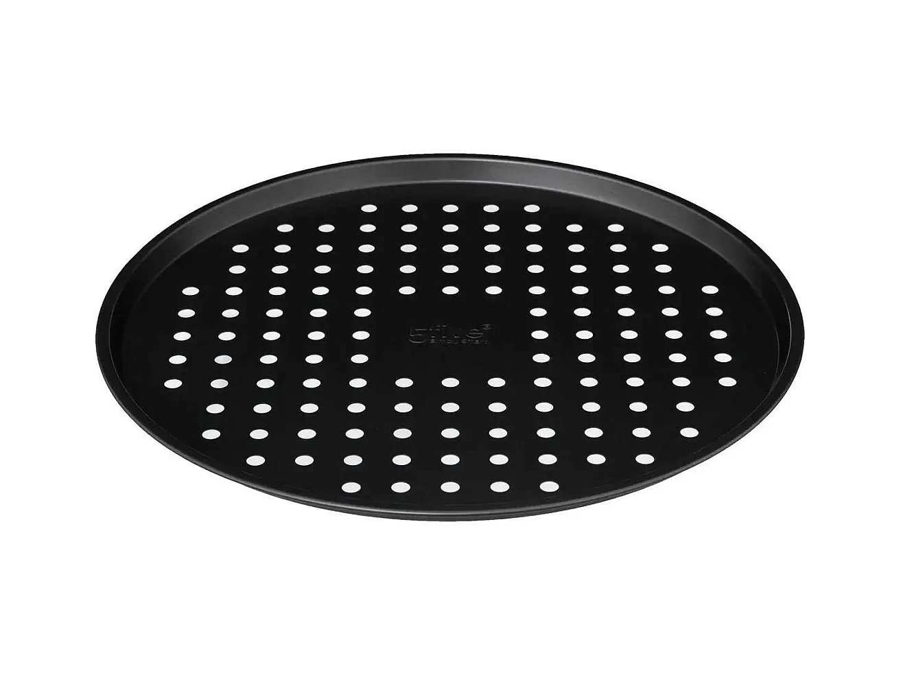 Plaque à Pizza "Métal Perforé" 33cm Gris Foncé