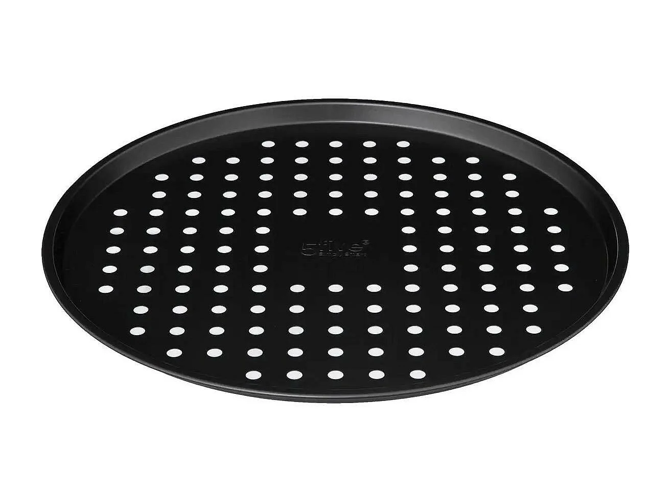 Plaque à Pizza "Métal Perforé" 33cm Gris Foncé