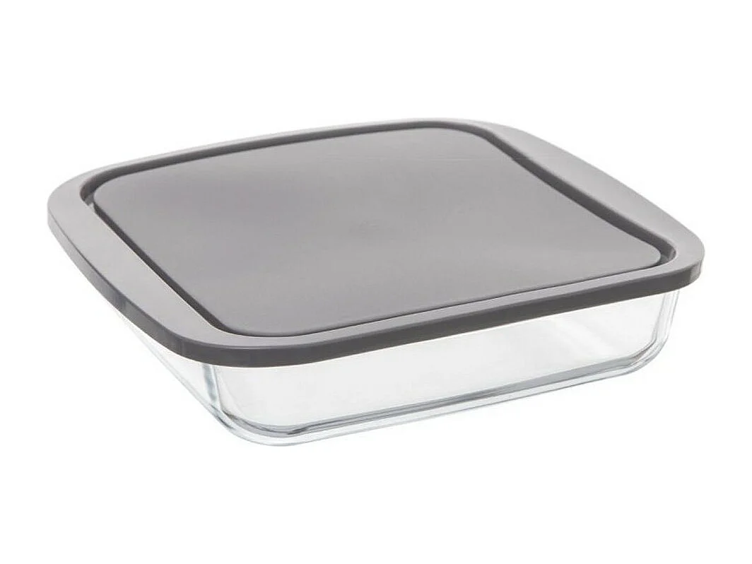 Plat à Four en Verre "Couvercle" 22cm Transparent